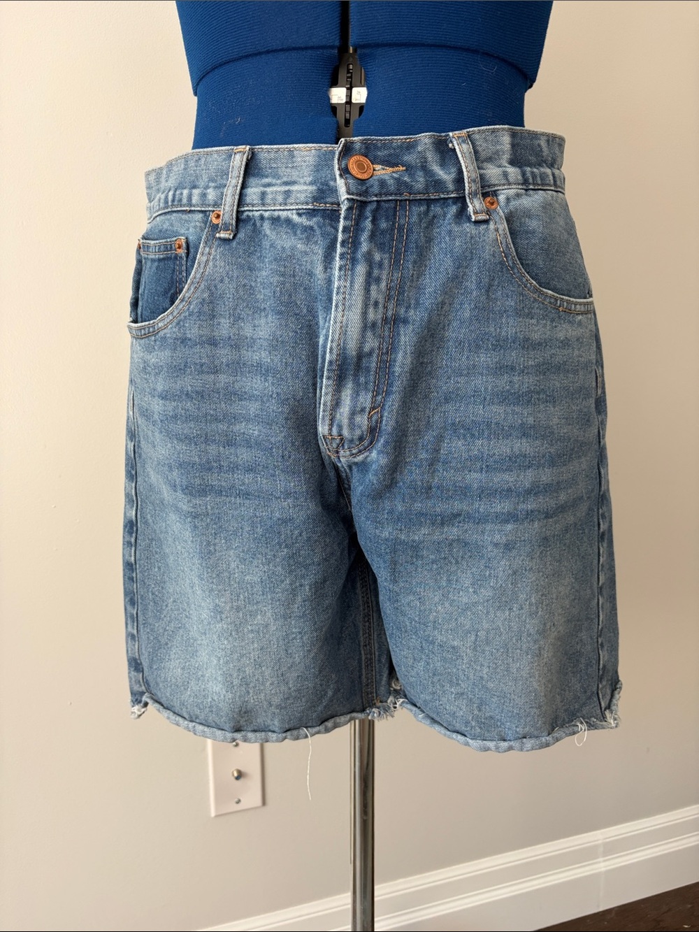 Lucky Brand Faded Blue Denim Cutoff Shorts